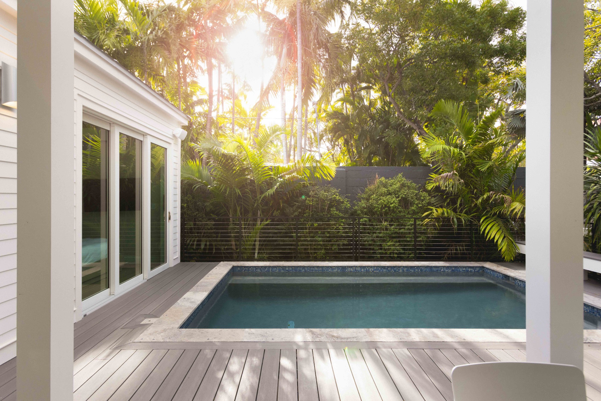 Private pool at Rigby House