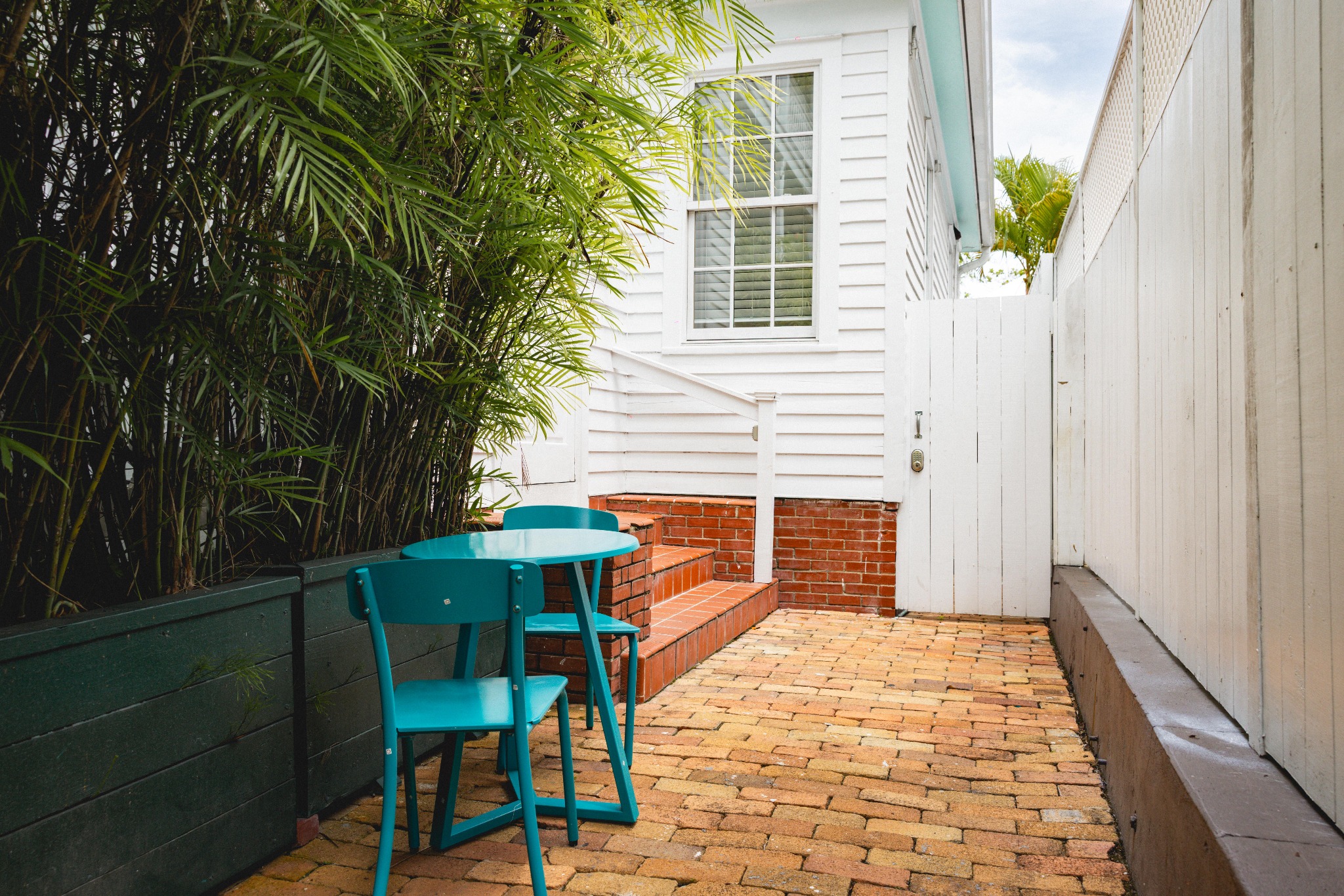 Courtyard seating at The Bartlum
