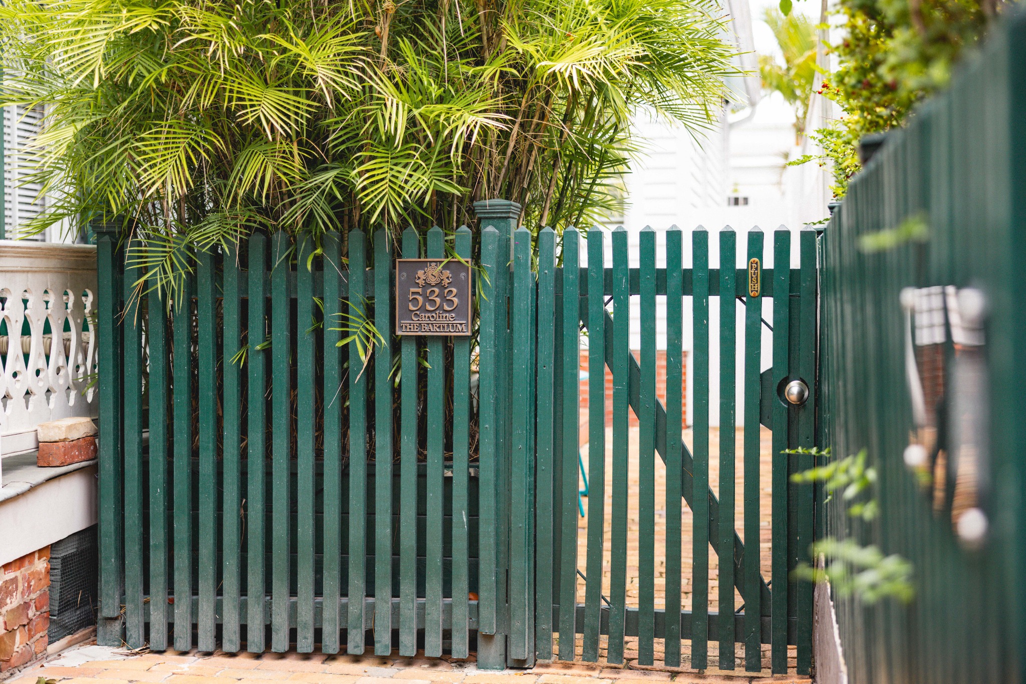 Entrance gate to The Bartlum