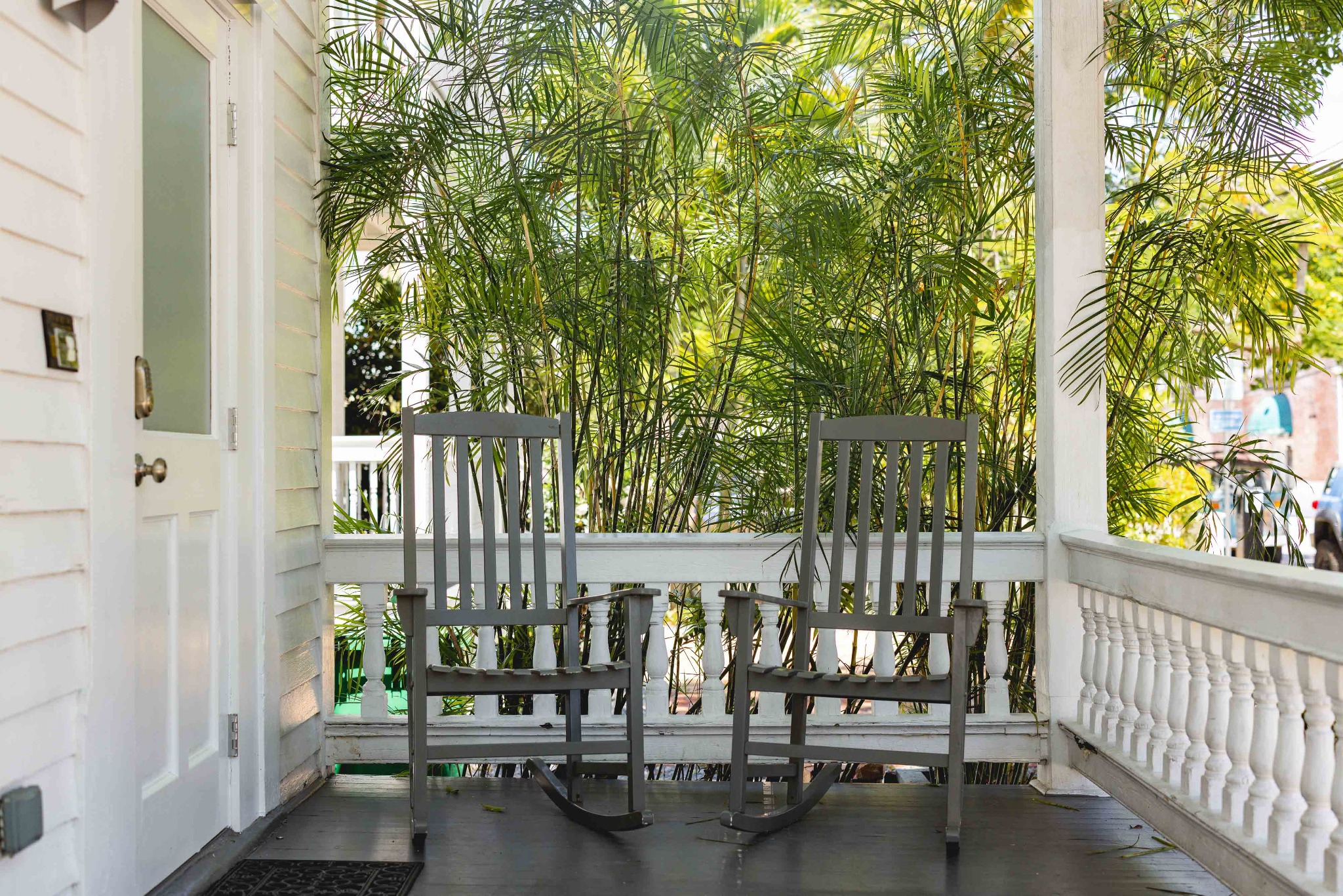 Front porch at Mesa House